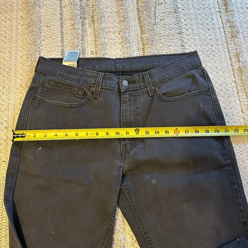 LEVI'S Men's 541 Athletic Taper Fit Jeans Size 34X34 In Black